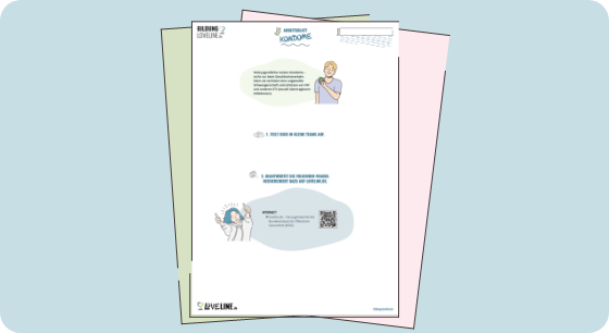 Illustration: Ansicht Arbeitsblatt "Kondome"