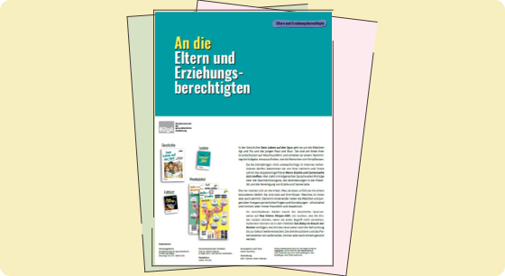 Illustration: Titelbild Material An die Eltern 