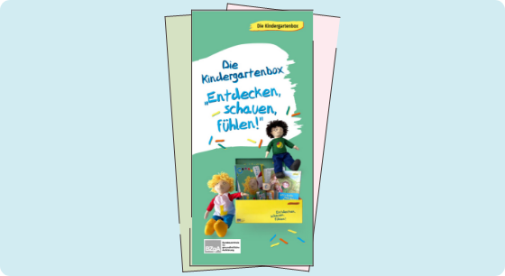 Illustration: Titelbild Material Flyer Kindergartenbox