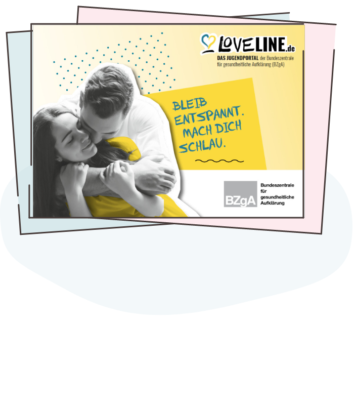 Illustration: Titelbild Material Flyer Loveline.de