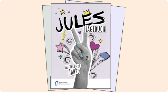 Illustration: Titelbild Material Jules Tagebuch