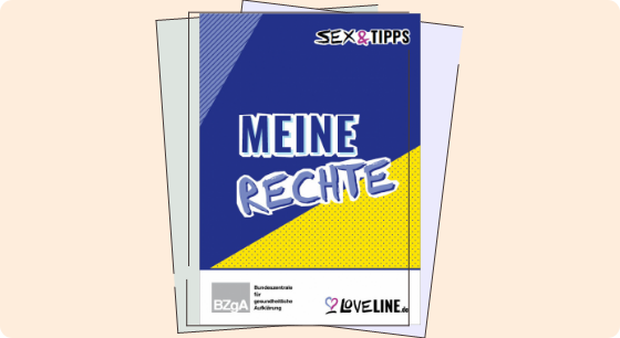 Illustration: Titelbild Material Sex & Tipps – Meine Rechte