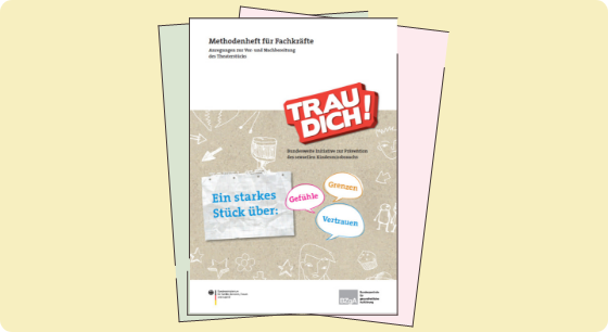 Illustration: Titelbild Methodenheft für Fachkräfte