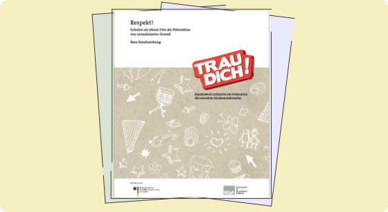 Illustration: Material Trau dich! Respekt. Sammelband für Lehrkräfte und pädagogische Fachkräfte